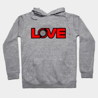 Love F1 Tyre Design Hoodie